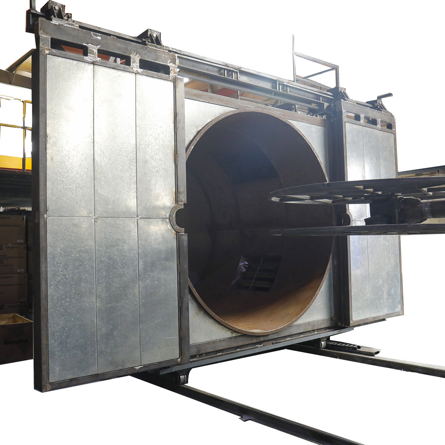 Máquina de rotomoldeo de carrusel de horno para máquina de limpieza